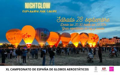 NIGHTGLOW. SÁBADO 28 DE SEPTIEMBRE DESDE LAS 20.30 HASTA LAS 23.30 h.